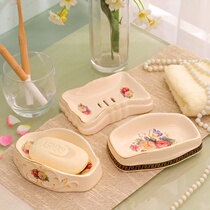 Day special European soap box home bathroom toilet wash table soap box high-grade ceramic soap dish