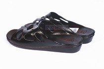 Taiwan KUAN MING middle-aged womens slippers non-slip soft sole slippers leisure home mom shoes 618