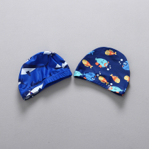  New Korean childrens swimming cap Boy baby swimsuit cap Boy cartoon shark childrens swimming cap 1-6 years old