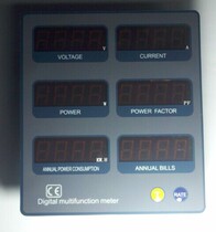 AC single-phase multi-function meter Head voltmeter Ammeter Power meter Power factor meter Annual electricity annual electricity bill