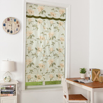 South Spring Roman curtain roller curtain curtain blackout living room bedroom study lifting door and window vines listening incense-waterproof