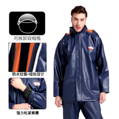 Thousands Of Miles Rain Raincoat Rain Pants Suit Split S Waterproof Segum Bilayer Composite Riding Outside Selling Raincoat Suit Men