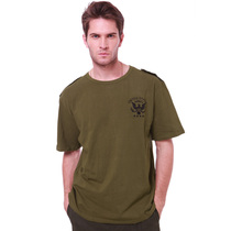 Allied outdoor military fans short sleeve T-shirt mens summer leisure loose barbed sleeve version camping mountaineering field T-shirt