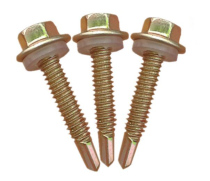 National Standard National Standard External Hexagon With Its Own Pad Drilling Tail Wire Color Steel Tile Dovetail Silk Flange Self-Tapping Self Drilling Screw