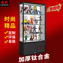 Glass display cabinet Hand-made animation model display cabinet Cosmetics display cabinet boutique container toy jewelry display cabinet