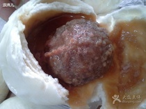 Shanghai is very delicious and delicious swimming steamed stuffed bun pavilion meat bag 4 meat stuffing super large meat tight juice