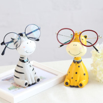Creative Cute Animal Glasses Shelf Glasses Store Decorations Office Swing Pieces Gift Table Glasses Bracket