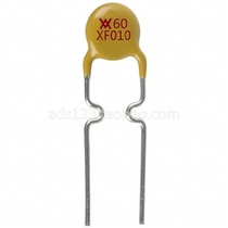 Straight insertion self-restoring fuse RXEF010 X72XF010 0 72V 1A 100MA PPTC 