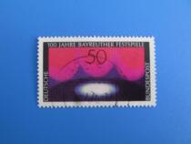 German Stamps 1976 Bayreuth Music Festival 100th Anniversary Credit Sales 1 Full of 18 Yuan
