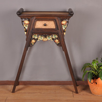 Thai handicrafts Southeast Asia table Taiwai wooden carved decoration entrance hall cabinet solid wood