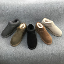 Breaking Code Handling Factory Women Shoes 2020 Autumn Winter Leather Garneled Cow Leather Cotton Boots Snowy Boots Non-slip Female Short Boots