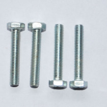Hexagon screw 4 8 grade galvanized hexagon bolt flat brain M6*12-60mm