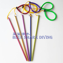 Diving ding ding stick Gas cylinder bottle KNOCKERALUMINUM alloy anti-corrosion underwater probe with hand rope