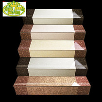 Ceramic tile floor tile vitrified brick staircase tile non-slip anti-slip wear-resistant stepped brick custom processing staircase steps