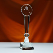 Crystal trophy customization Badminton trophy School organization enterprise event trophy medal Zhuo Wo customization