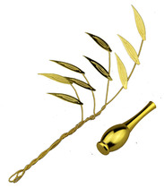 Religious Taoist supplies Tianlong embroidery Buddhist Buddha embroidery instruments made offering Willow net bottle Guanyin instruments