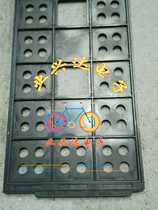 BGA series tray BGA tray material plate IC chip tray anti-static ic tray BGA40 * 40