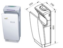 Hot sale Meider jet hand dryer commercial toilet dryer mobile phone dryer double-sided hand dryer MS70A1