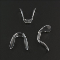 Single-hole U-shaped conjoined octaglyph saddle nose holder middle jack screw silicone nose holder soft one-piece toaf