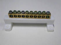 Zero row terminal terminal block zero line zero row row 10-hole copper row ground high current 7*11