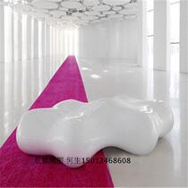 FRP sculpture seat sculpture mall office cloud seat sculpture ornaments fashion simple seat