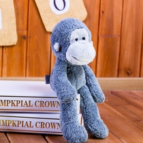 Cute white bear children plush toy zodiac monkey doll genuine girl pillow monkey mascot
