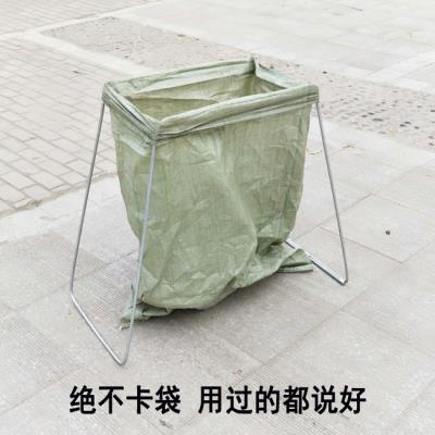 Express support pocket shelf packaging rack collection rack woven bag bracket woven bag bracket built packaging goods warehousing logistics distribution warehouse