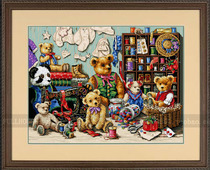 DMC self-matching cross stitch kit DIM-35151 Buttonsn bear