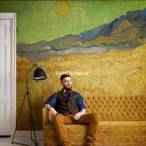 Dutch original imported wallpaper murals Van Gogh works oil painting hand-painted hope of the Wilderness Field 30544 wallpaper