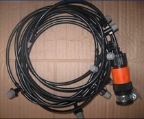 Family watering flowers 10 meters 20 single-exit micro-spray set cooling and humidifying atomizing nozzles connected to a variety of faucets
