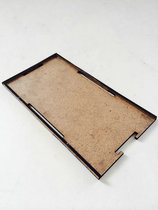 Small wheat different workshop middle ancient Warhammer wooden tray mobile chassis Bato 9 people riding gun array