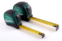 Hanbang professional grade rubber and plastic two-color steel tape measure Metal Feng Shui steel tape measure Woodworking document tape measure steel coil