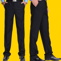 Combeda Hotel Overalls Black Mens Pants Work Pants Thickened Black Suit Pants Work Pants