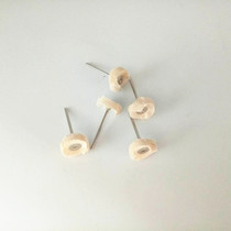 Dental material mirror polished cloth wheel thickened cotton cloth pure cotton polished honey wax metal tool with handle polished