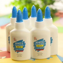 White latex Student children DIY special handmade glue Safe and non-toxic quick-drying latex adhesive 40g