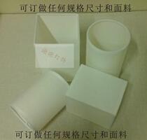 Manufacturer direct sales DIY custom square PVC round white imitation parchment linen pendant lampshade can be ordered