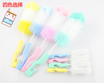 Baby Bottle Brush Nipple Brush Nylon Sponge Wash Brush 360 Degree Rotatable Sponge Bottle Cup Brush Two Piece Set