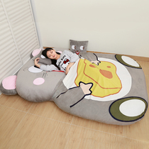 Chinchilla mattress Lazy 12 Rat mattress 1 5M single tatami mattress quilt Student dormitory folding mattress