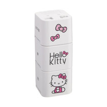 Special conversion plug for Hello Kitty travel abroad