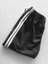 Spot summer ultra-thin black inlaid 2 white bars childrens trousers casual pants mens and womens sports student pants