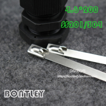High-quality stainless steel marine cable ties Pipe and cable signs Stainless steel cable ties 4 6*200 100 packs