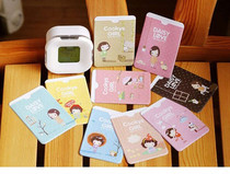 Super cute Niu card set traffic card holder card bag 2 card biscuit girl Niko card holder