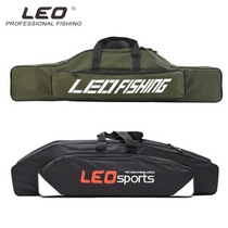 LEO LEO double-layer 80cm sea fishing bag sea pole fishing gear bag foldable fishing gear bag