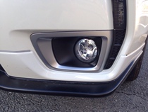 Sbaru Forest People TS Fog Light Frame Matt Silver Color Fog Lampshade Foggy Lighting Cover Decorative Hood Japan Original