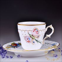 Italys first porcelain Richard Ginori Italian powder butterfly concentrated cup dish