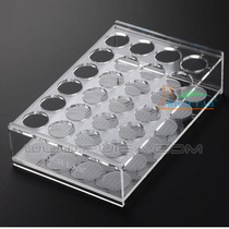 RICH LAB plexiglass quantitative bottle rack for 50 100ml quantitative bottle tray thickness fine material 5mm
