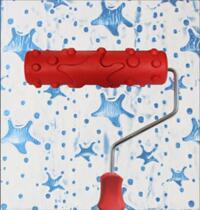 Little Star 7 inch Liquid wallpaper printing roller brush wall artifact diatom mud embossing roller liquid wall tool