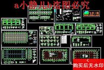 30m span door rigid structure workshop full set of cad drawings structure dwg drawings