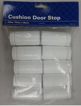 DOOR STOP -PACK OF 10 Elyve 10-piece white plastic DOOR STOP