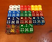 12mm round corner freshman color exquisite dice No 12 small color 12#color color dice sieve throw